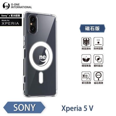 【O-ONE】軍功II防摔殼-磁石版 SONY Xperia 5 V 磁吸式手機殼 保護殼 取得日本原廠官方配件MFX認證