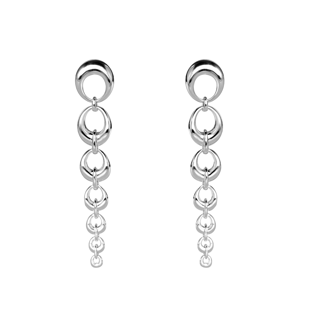 Georg Jensen 喬治傑生 - OFFSPRING 鍊狀耳環