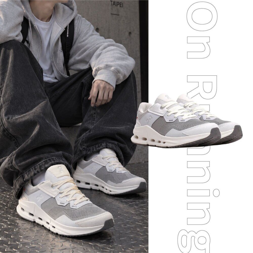On Running Cloudnova Rift 合金灰冰川白 復古拼接 增高 灰色 男鞋 ON3MF30151014