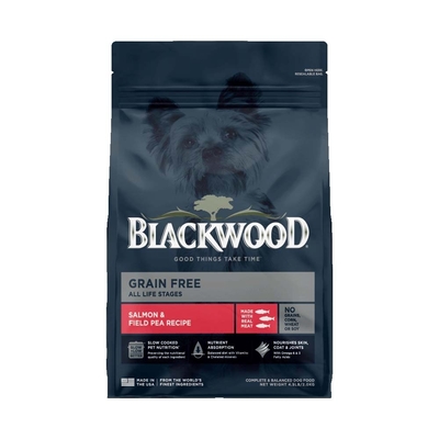 BlackWood 柏萊富極鮮無穀低敏挑嘴配方(鮭魚+豌豆)全齡犬糧 24磅 狗飼料 狗糧 全齡犬 成犬