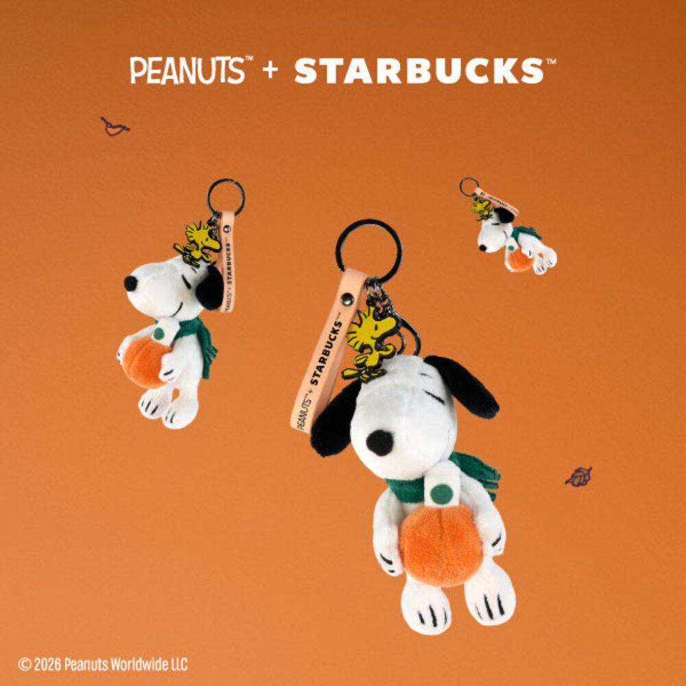 星巴克 26PEANUTS鑰匙圈