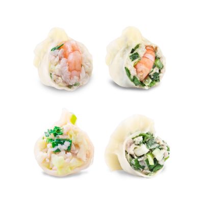 果貿吳媽家 中秋賞月福氣組 經典蝦肉水餃5盒免運 (鮮蝦水餃2盒48顆+鮮肉水餃3盒72顆)