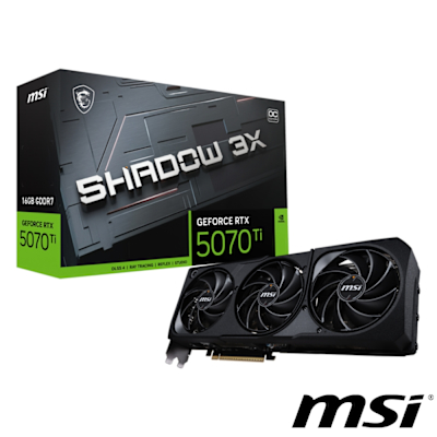 MSI微星 GeForce RTX 5070 Ti 16G SHADOW 3X OC 顯示卡