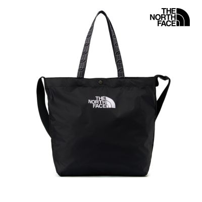 【The North Face 官方旗艦】 北面男女款黑色CORDURA耐磨托特包｜8DJSKX7