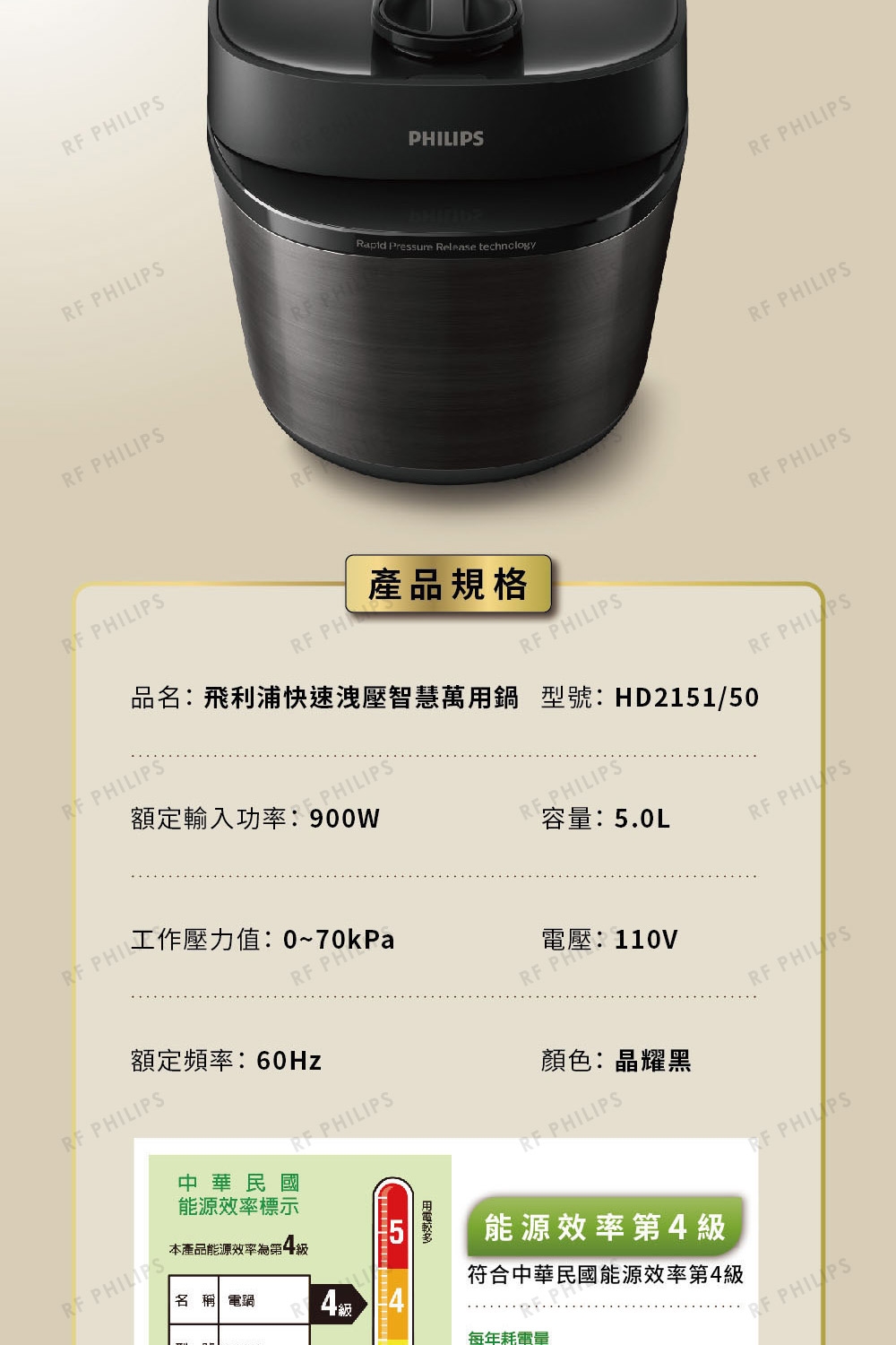 PHILIPS飛利浦 HD2151 - 詳情19