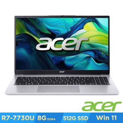 Acer 宏碁 Aspire Lite AL15-42P-R8FW 15.6吋筆電(R7-7730U/8GB/512GB/Win11)