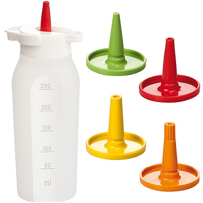 《TESCOMA》歐洲 Presto 4in1醬料擠壓瓶-250ml-- 醬料罐 調味瓶