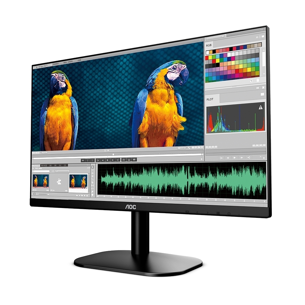 AOC 24B2XH 24型IPS窄邊框廣視角螢幕| 24型螢幕| Yahoo購物中心