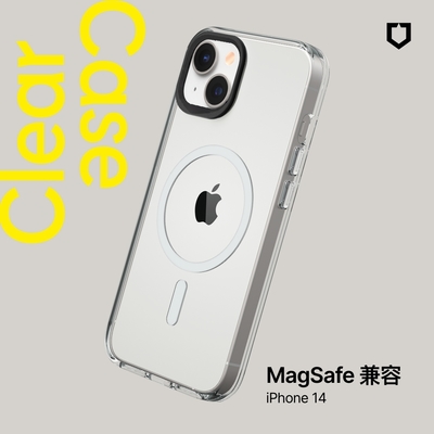 犀牛盾 iPhone 14(6.1吋)Clear (MagSafe相容)超強磁吸透明防摔手機殼