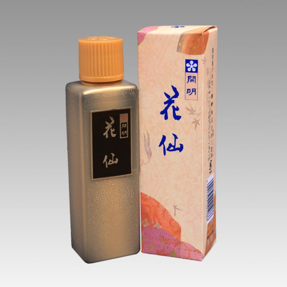 日本開明花仙系列花仙/茶墨/青墨書法用墨汁墨液100ml /瓶SU2108