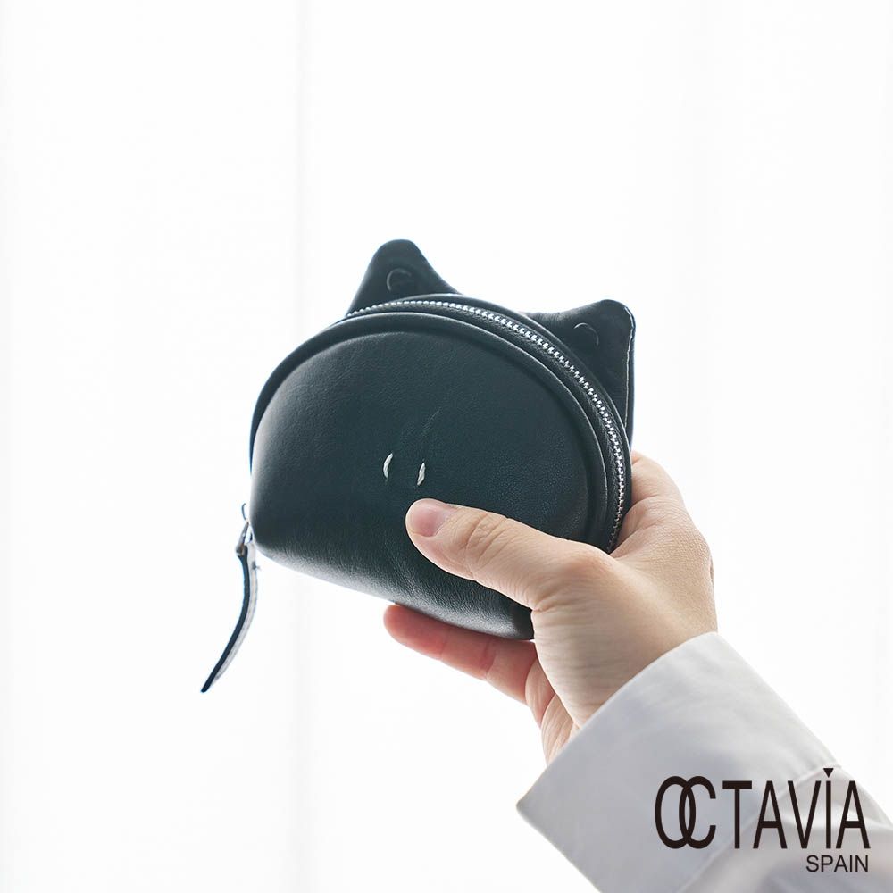OCTAVIA 8 - 小錢呱呱青蛙大肚牛皮零錢包- 肚大黑| 零錢包| Yahoo購物中心