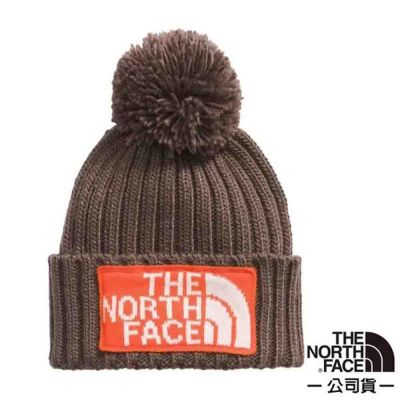 【The North Face】Heritage Ski Tuke 休閒保暖毛帽.毛線帽/輕柔舒適.佩戴保暖/ 7WJO-88O 煙燻褐/橘
