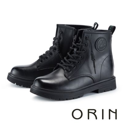 ORIN 經典率性綁帶馬丁靴 黑色
