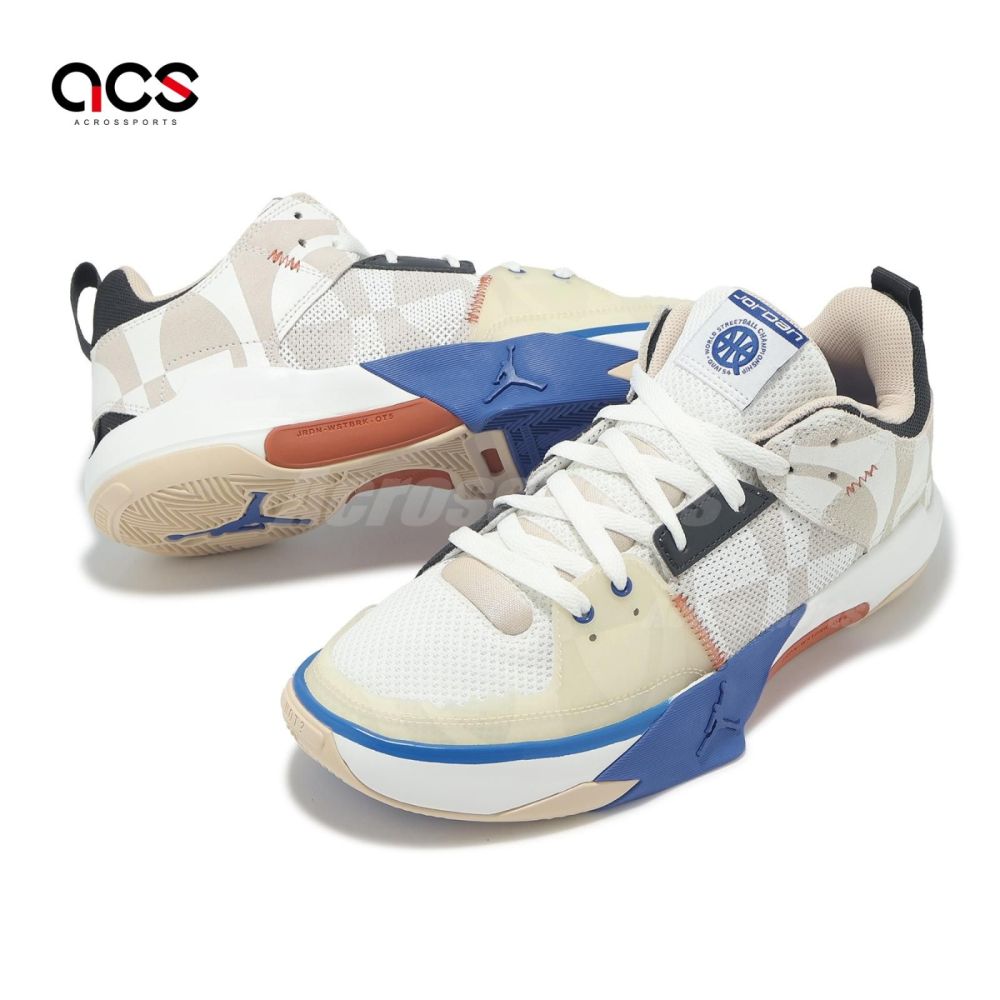 Nike 籃球鞋Jordan One Take 5 Q54 PF 男鞋白藍法國街頭緩震包覆忍者龜