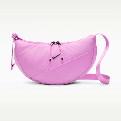 NIKE 斜背包 小包 運動包 半月包 NK AURA CRESCENT CROSSBODY 粉 HQ4370-503  (2789)