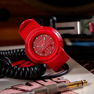CASIO 卡西歐 G-SHOCK 復刻ONE TONE雙顯計時手錶 生日慶盛典 送禮首選 AW-500BB-4E