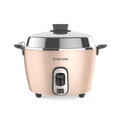 TATUNG大同 6人份 奶霜粉 不鏽鋼配件電鍋 /組 TAC-06R-MBI
