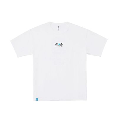 Converse Matsui Beach SS Tee 男款 女款 白色 中性 寬鬆 短袖 UCK176-W70