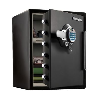 美國SentrySafe 指紋辨識及電子式密碼鎖防火防水金庫(大) 60.3x47.2x49.1 cm /台 SFW205BXC