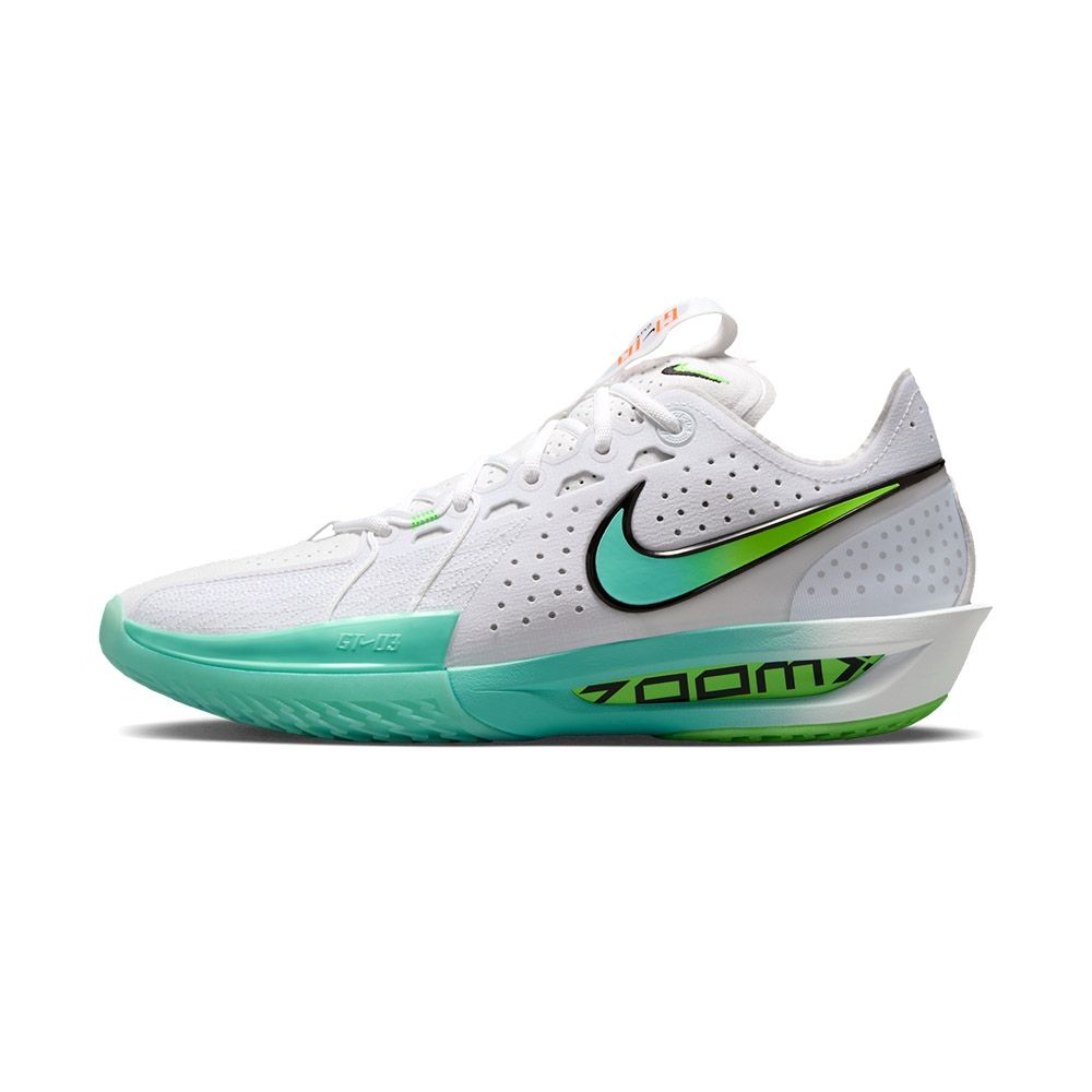 Nike Air Zoom Gt Cut 3 Ep 男鞋白綠彩色緩震氣墊運動籃球鞋DV2918-107