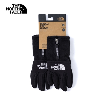 【The North Face 官方旗艦】 北面男女款黑色可觸控手套｜888SJK3