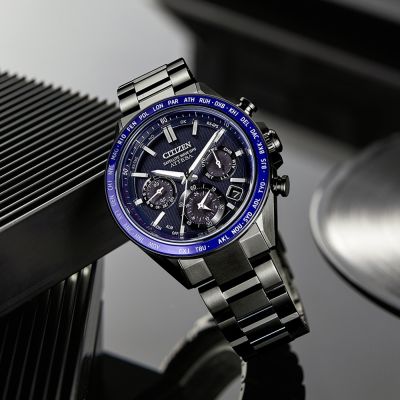 CITIZEN 星辰 韋禮安廣告配戴款 紺星 鈦金屬 GPS光動能腕錶 CC4059-64L 新年 禮物
