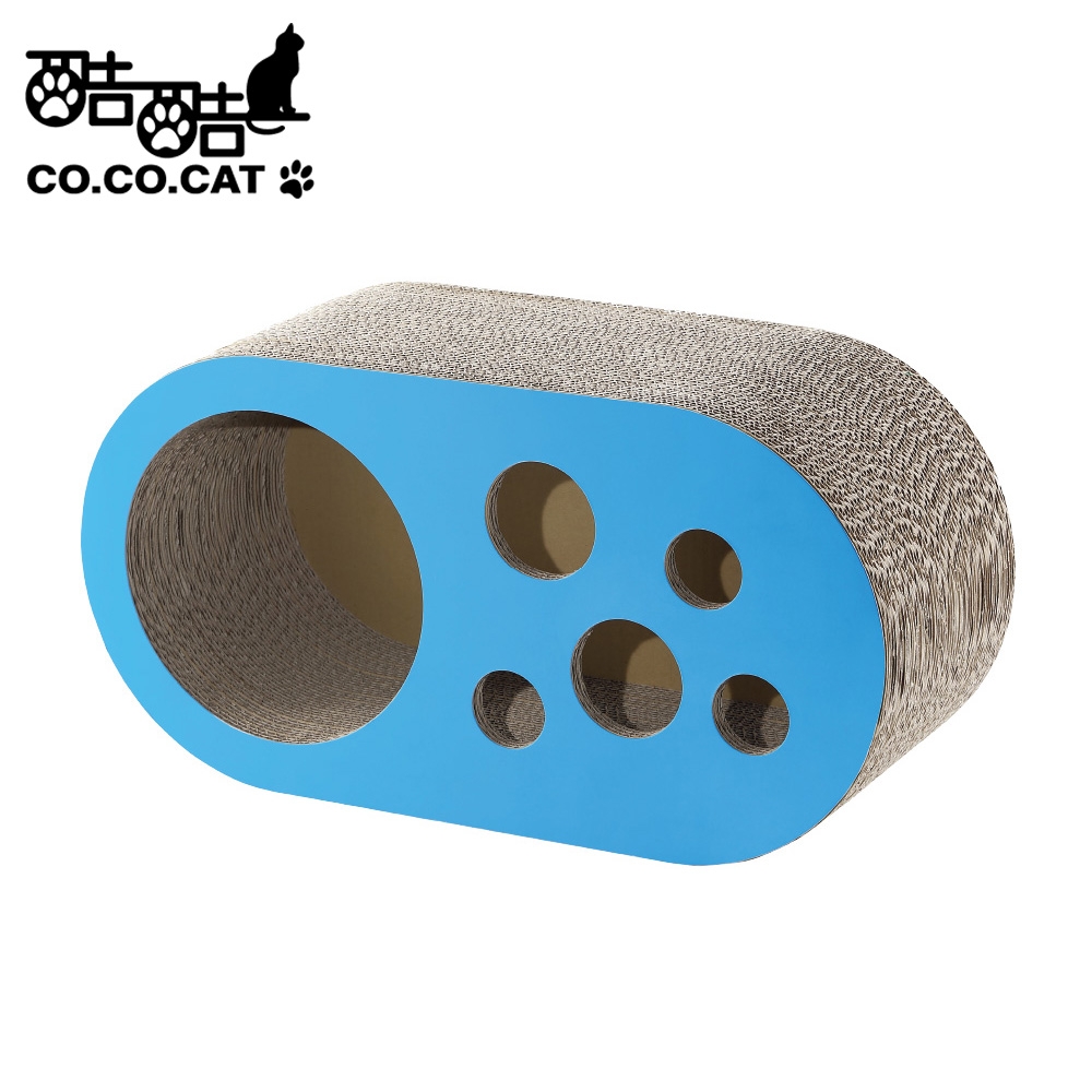 【Co.Co.Cat 酷酷貓】洞洞樂-100%台灣製貓抓板(隨機不挑色)