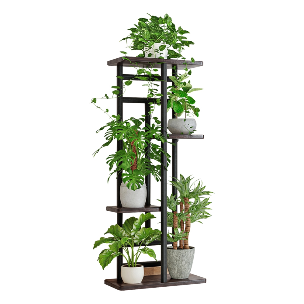 盆栽台・花台 FL 生活+】日式4層落地花架(花園架/盆栽架/花台/花盆架/花台