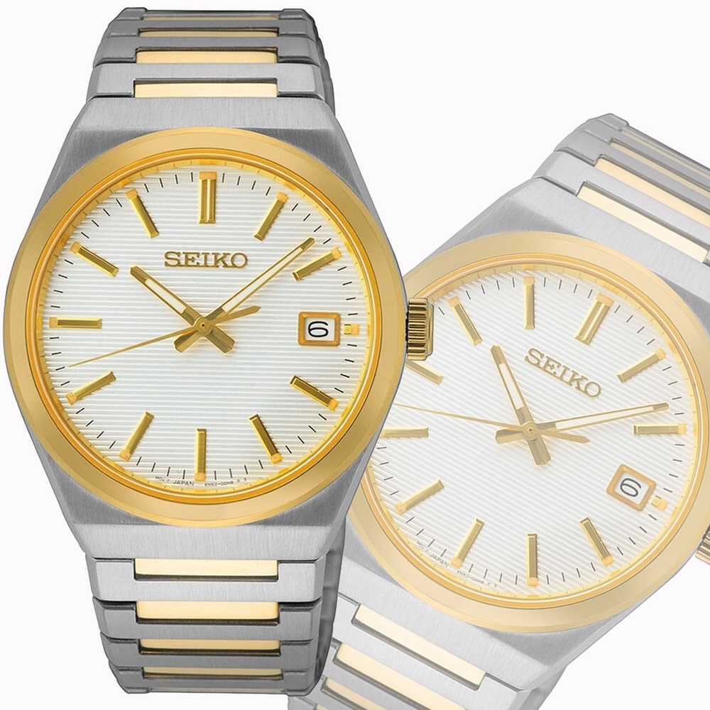 SEIKO 精工 CS系列簡約石英手錶 開學購物季 送禮首選-39mm (SUR558P1/6N52-00H0KS)_SK045