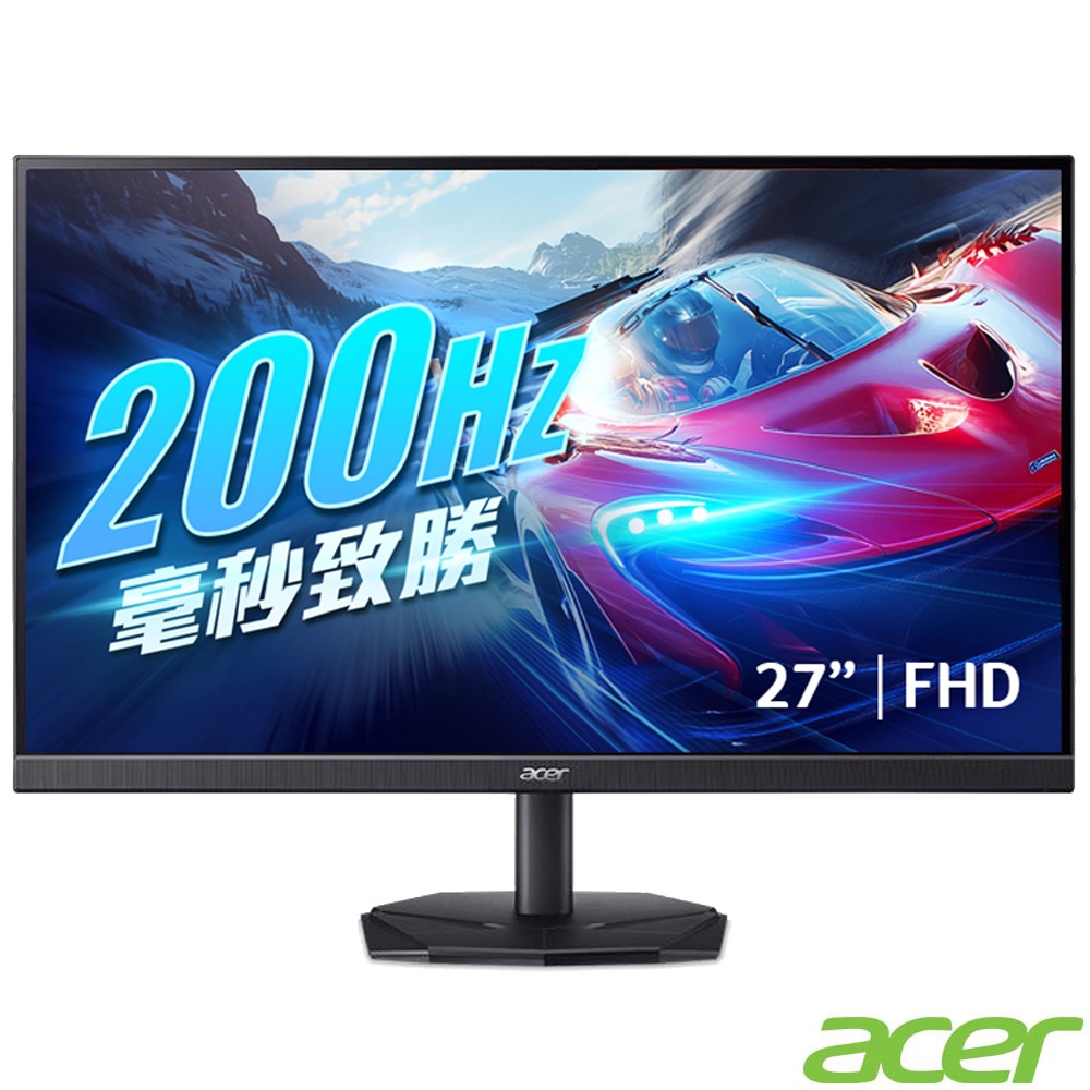Acer 宏碁KG271 X1 27型200Hz電競螢幕AMD FreeSync Premium | 27型螢幕