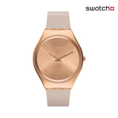 Swatch SKINROSEE 超薄金屬手錶/男錶/女錶/瑞士製造 SYXG101 (38mm)
