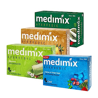 MEDIMIX 印度皇室藥草浴美肌皂125g(任選40入)
