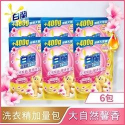 白蘭 熊寶貝洗衣精補充加量包