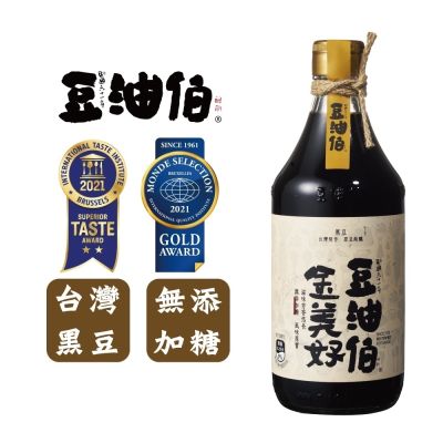 豆油伯 好油好醬組(艾瑞斯Picual單一品種特級初榨橄欖油500ml+金美好無添加糖釀造醬油500ml+茶姬釀造醬油(香檬風味)100ml，(各1，共3入)
