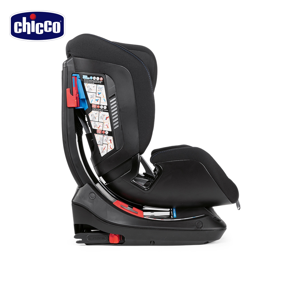 chicco官方直營-Seat up 012 Isofix安全汽座Air勁黑版(曜石黑) | 安全