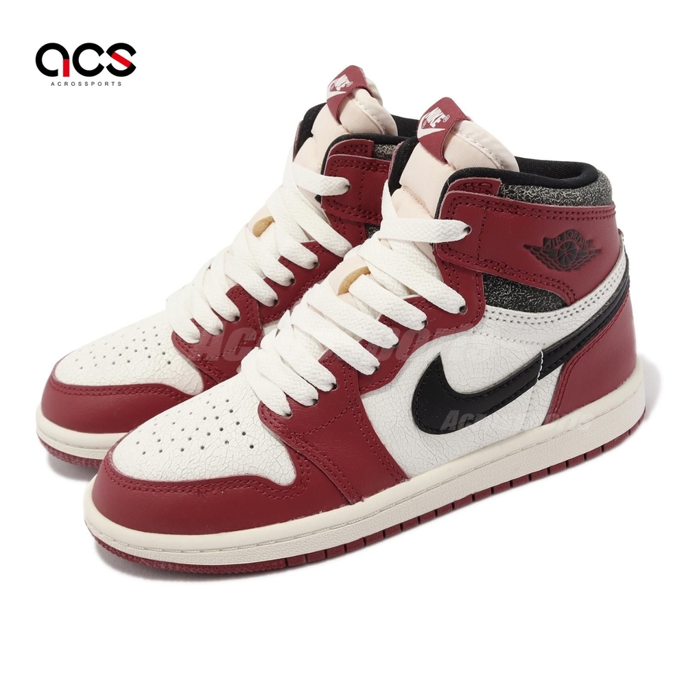 Nike 童鞋Jordan 1 Retro High OG PS 芝加哥Chicago 中童紅白黑FD1412
