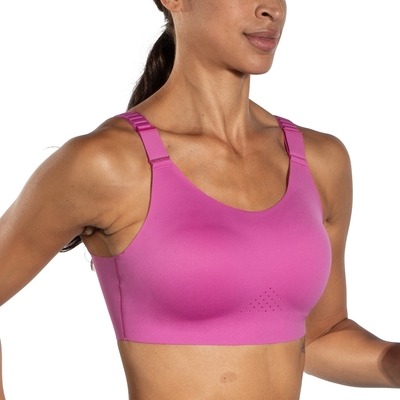 BROOKS 女 Dare Scoopback U背款 運動內衣 2.0 錦葵紫(350086614)