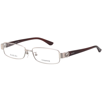 GUCCI 純鈦 光學眼鏡(銀色)GG9650J