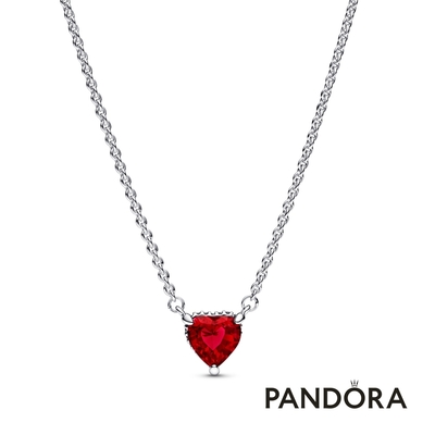 【Pandora官方直營】璀璨之心光環短項鏈(45公分)-絕版品