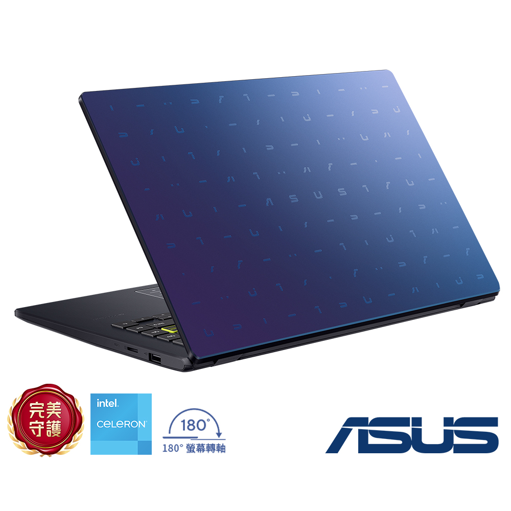 ASUS E410KA 14吋筆電(N4500/4GB/128G_eMMC/夢想藍/Win11 Home(S