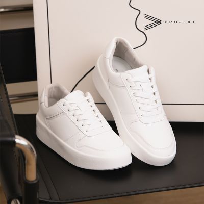 PROJEXT 厚底防水小白鞋 白色 Scooter Model 3 防水鞋/厚底鞋/情侶鞋/增高鞋 男女同款