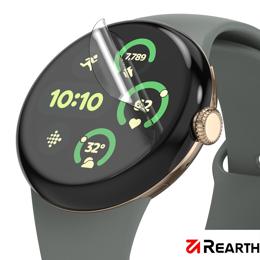 Rearth Ringke Google Pixel Watch 3 41/45mm 抗衝擊螢幕保護貼(3片裝)