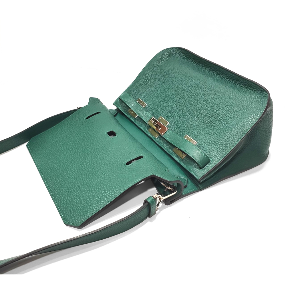 小物 HERMES Hermes 愛馬仕】H061784CKZ6 經典Jypsiere 吉普賽TOGO小牛皮銀扣