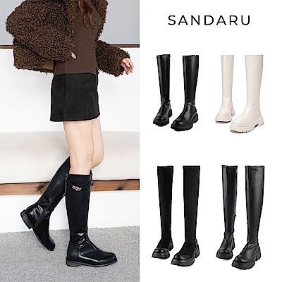 山打努SANDARU～瘦瘦長靴 膝上靴 厚底靴 騎士靴 顯瘦靴 過膝靴(多款任選) (限宅配)