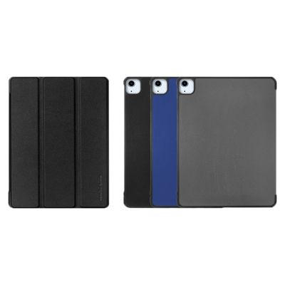 Metal-Slim Apple iPad Air (M4) 13吋 2026 高仿小牛皮三折磁吸站立皮套