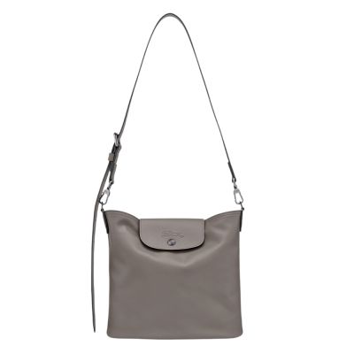 LONGCHAMP Le Pliage Xtra 牛皮 肩揹袋 肩背包 斜背包 水桶包 灰色 斑鳩色 10341987P55