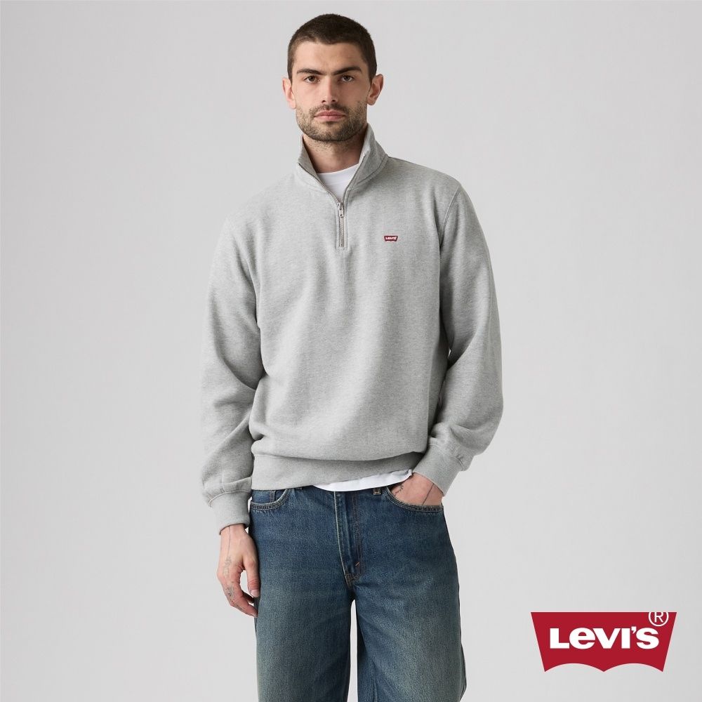 Levi's 經典四分之一拉鍊上衣 / 大學T 男生上衣 熱賣單品