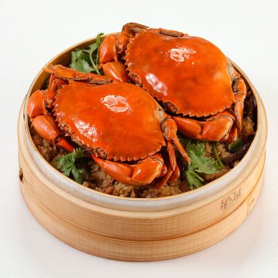 (買2送2)華得水產 東港紅蟳干貝櫻花蝦油飯2盒組(800/盒)(總共4盒) 賣完為止