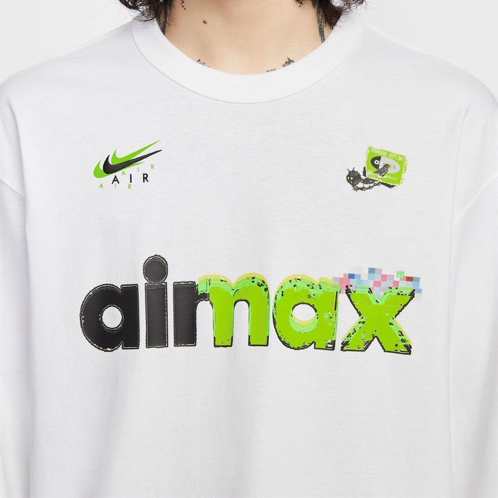 NIKE 長袖上衣男運動AS M NSW FAM REUNION LS TEE 白IQ3976-100 | NIKE