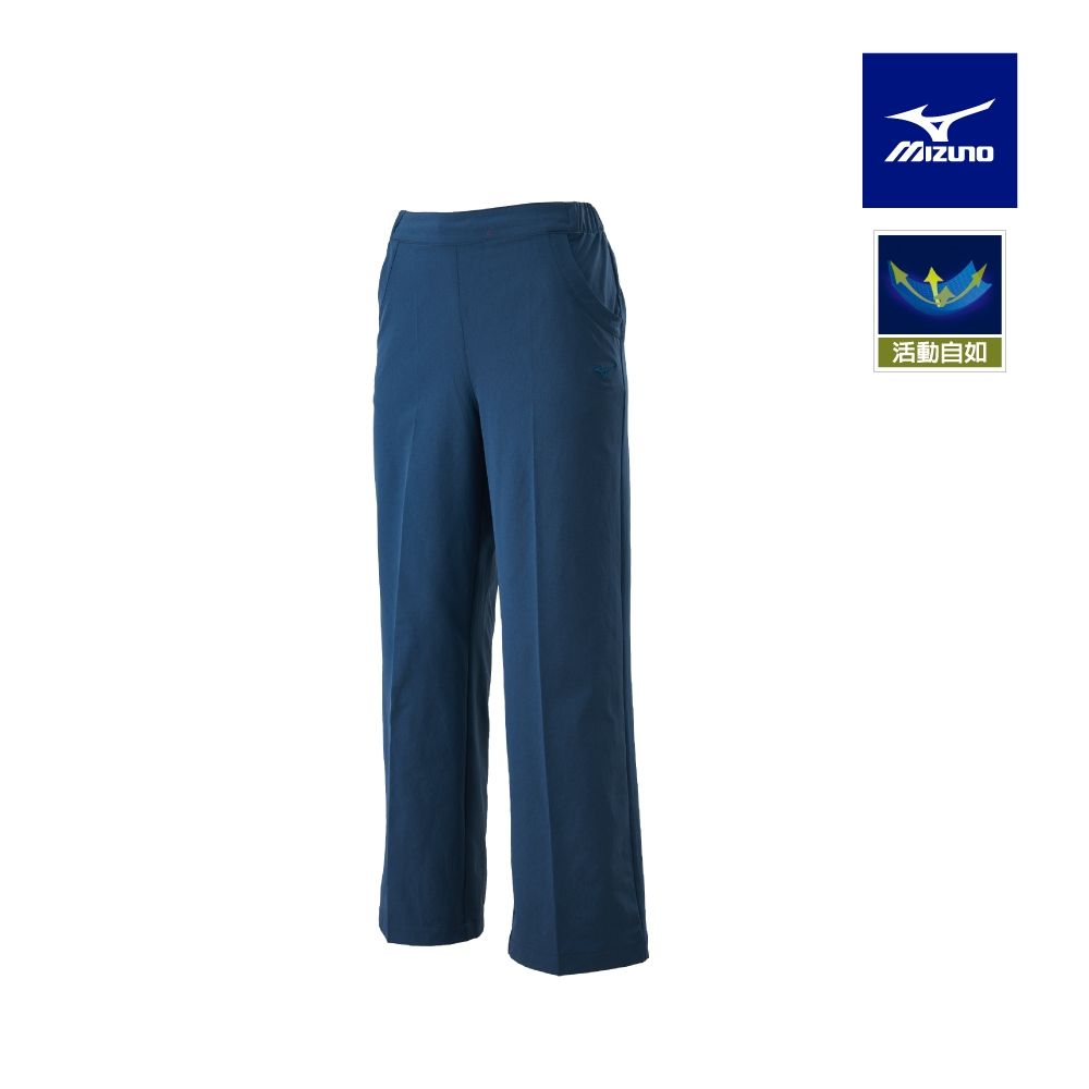 【MIZUNO 美津濃】寬版女平織長褲 32TDC840XXL（任選一件）(長褲) (C)